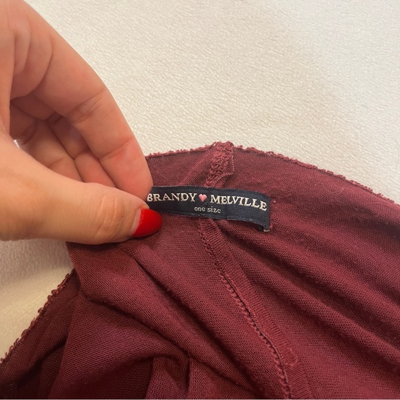 Brandy Melville Red Infinity Scarf - Picture 2 of 5